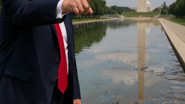 Trump Accuses Vandals of Damaging Reflecting Pool Amid Ongoing Controversy | okerace99, play king 88