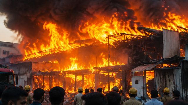 Massive Blaze Engulfs Furniture Shops in Gudimalkapur, Hyderabad | fortune 88 slot machine, aplikasi