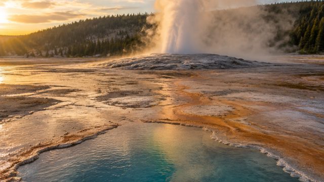 Yellowstone's Hydrothermal Activity: A New Eruption Sparks Interest | unbreak my heart, jarum88, slo